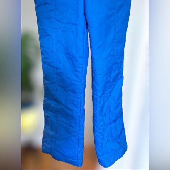 Ossi Skiwear Women’s L Ski Bib Snow Pants Blue Insulated Water Resistant VTG 80s - Picture 6 of 13